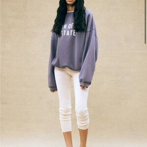 Essentials Black Waffle Leggings Size XS